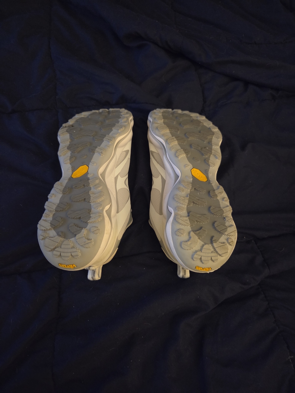 Merrell Light Gray and White Gore-Tex Athletic Shoes. Worn 4 Times. - Picture 4 of 6
